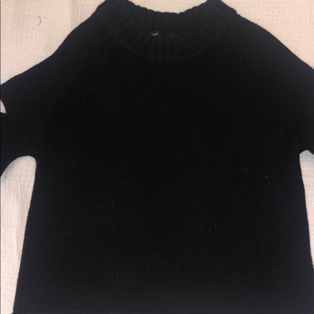 Karen Millen Black Sweater with Cut Sleeves